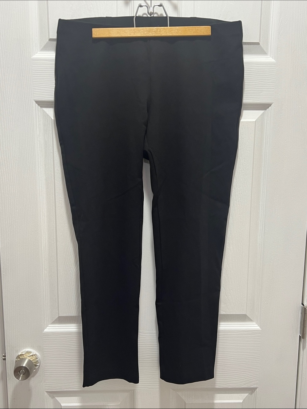 Eileen Fisher Black Straight Trousers